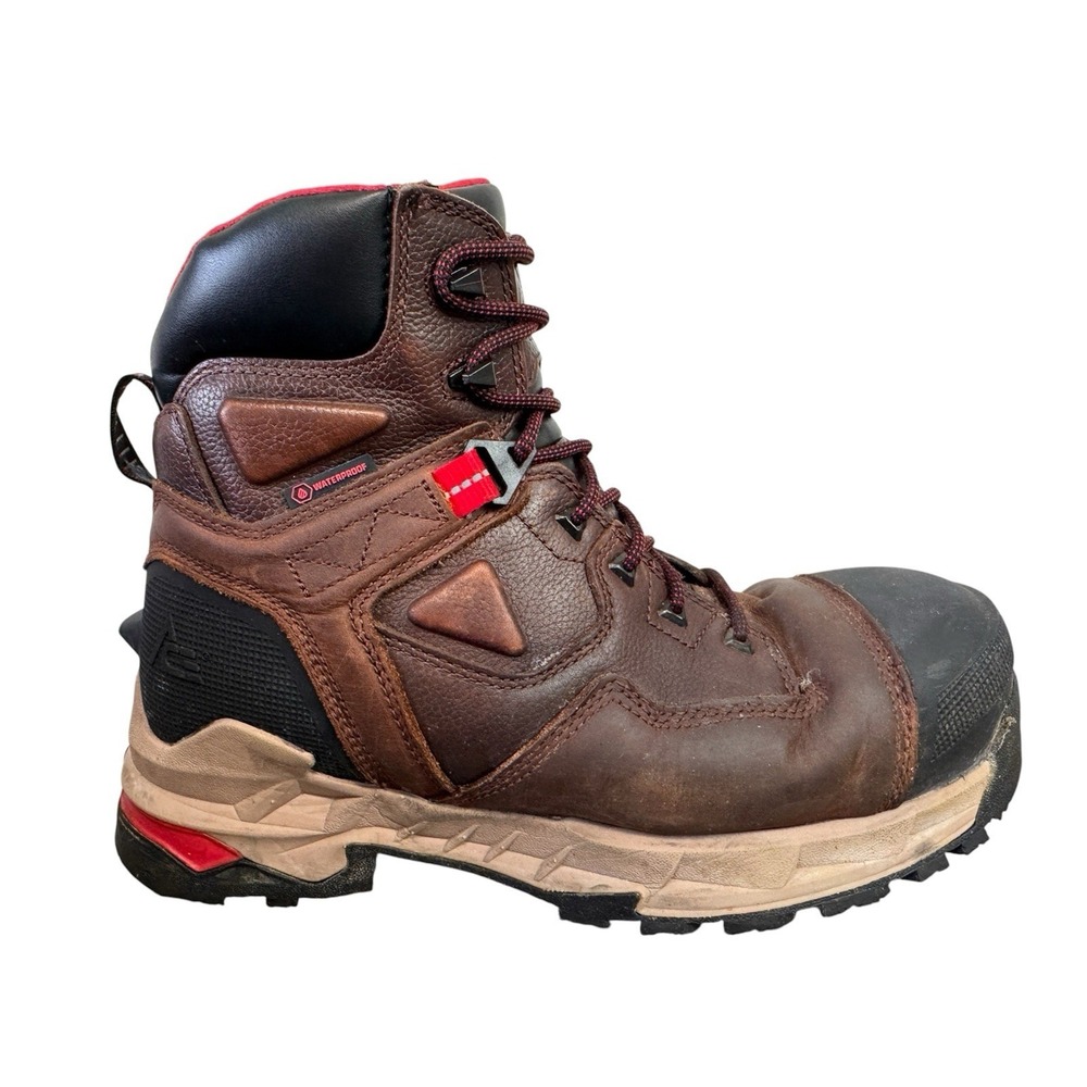 Shoes For Crews ACE Redrock‎ 6" Composite Toe Waterproof Work Boots 72309 Sz 10